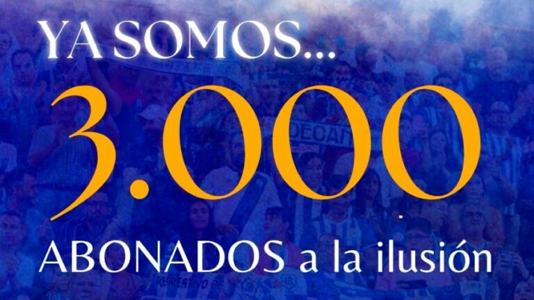 El Recreativo alcanza los 3.000 abonados: la afición responde a lo grande