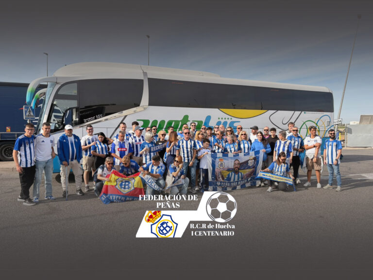 La afición del Recre vuelve a demostrar que nunca camina sola